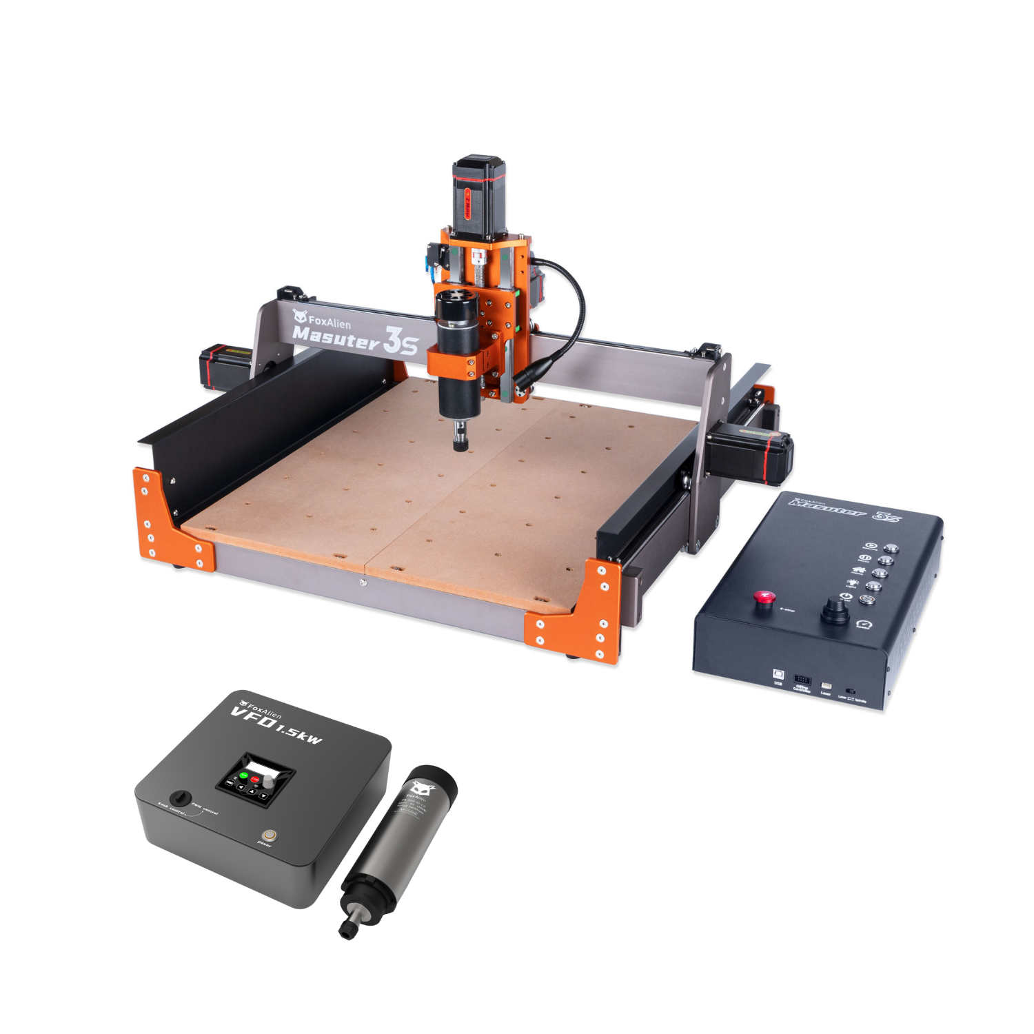 CNC Router Masuter 3S with 1.5KW VFD Spindle Bundle Kit CNC Router Masuter 3S with 1.5KW VFD Spindle Bundle Kit
