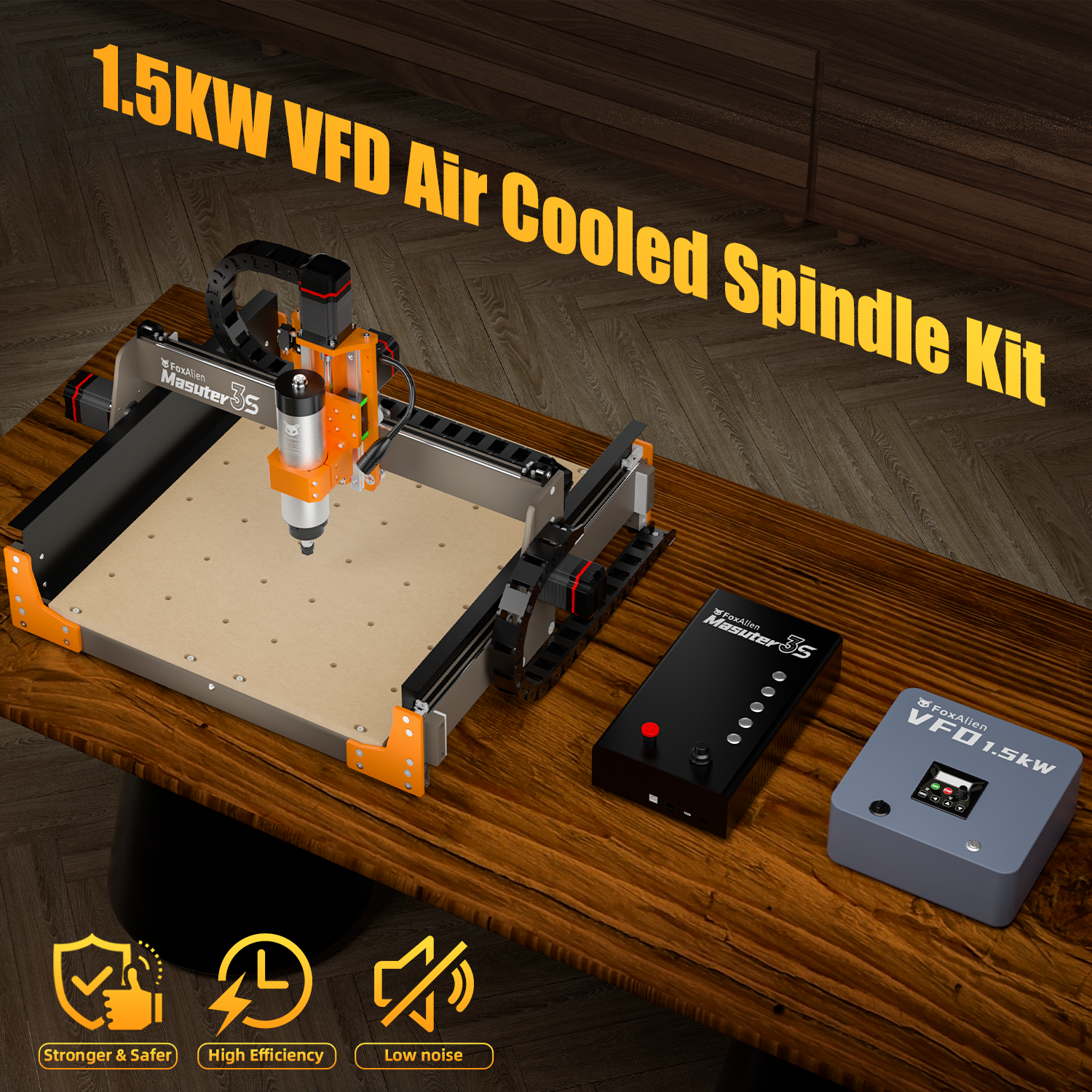 CNC Router Masuter 3S with 1.5KW VFD Spindle Bundle Kit