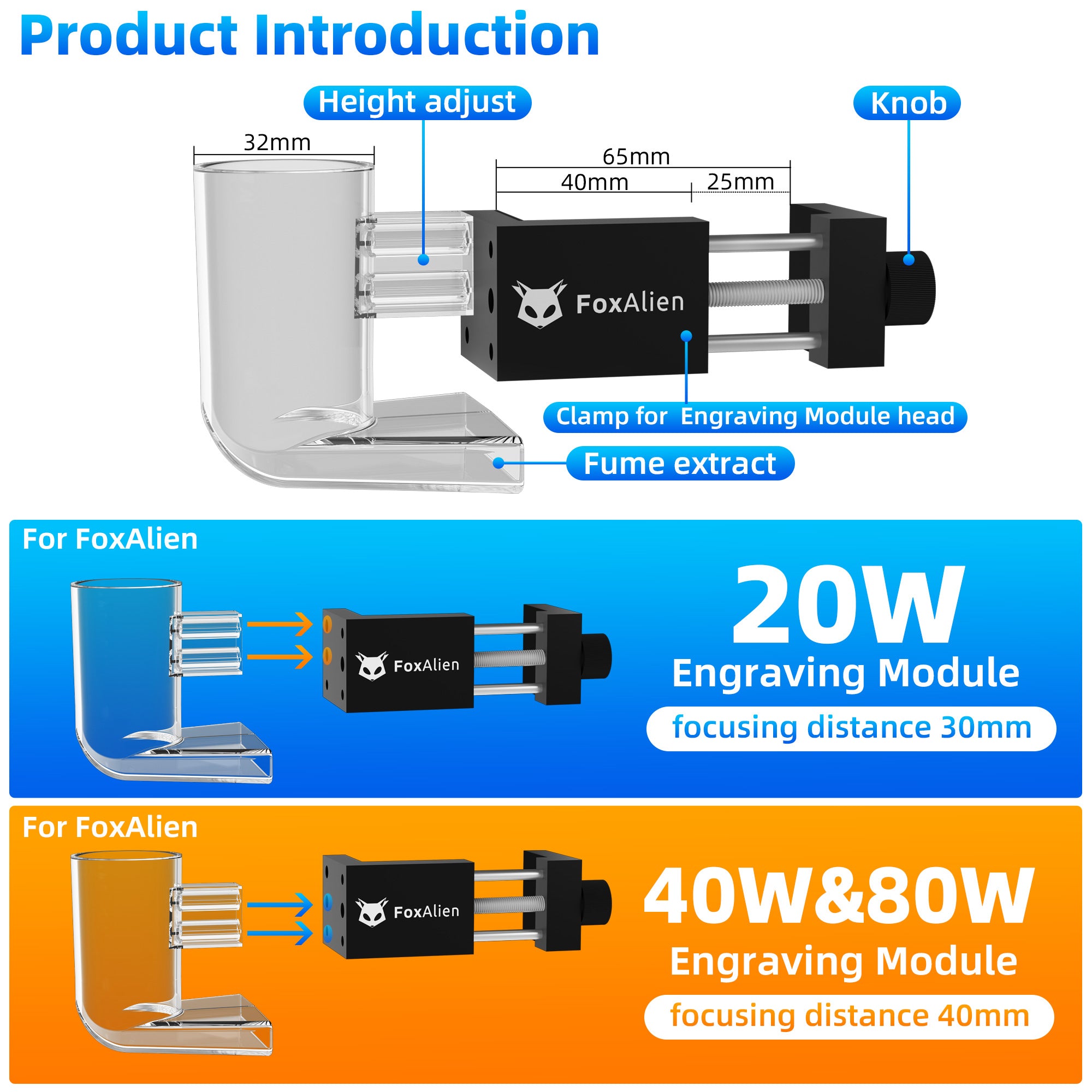 FoxAlien Fume Hood Kit for Smoke Extraction