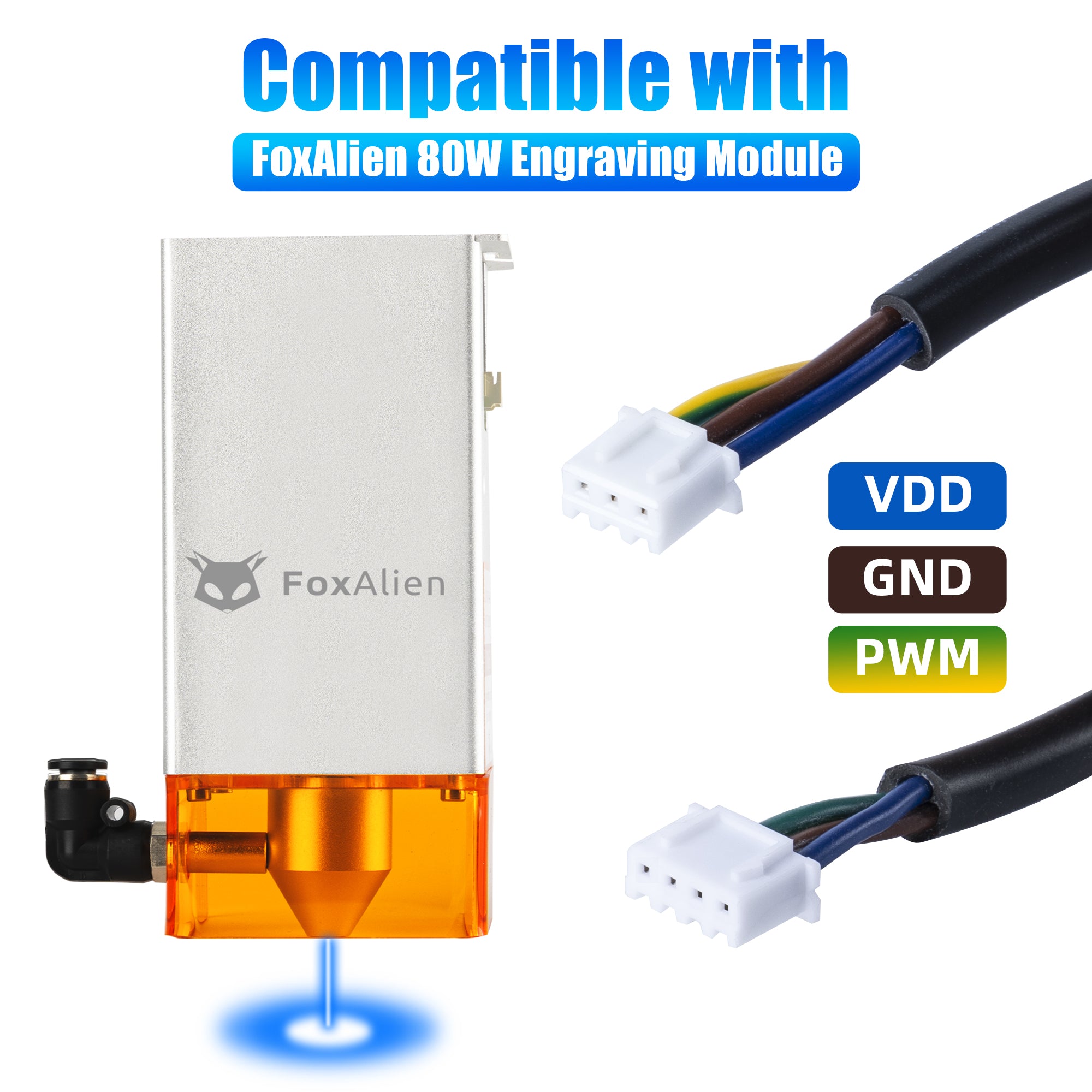 Laser Connecting Wire for 80W Laser Module | 118 inch Long