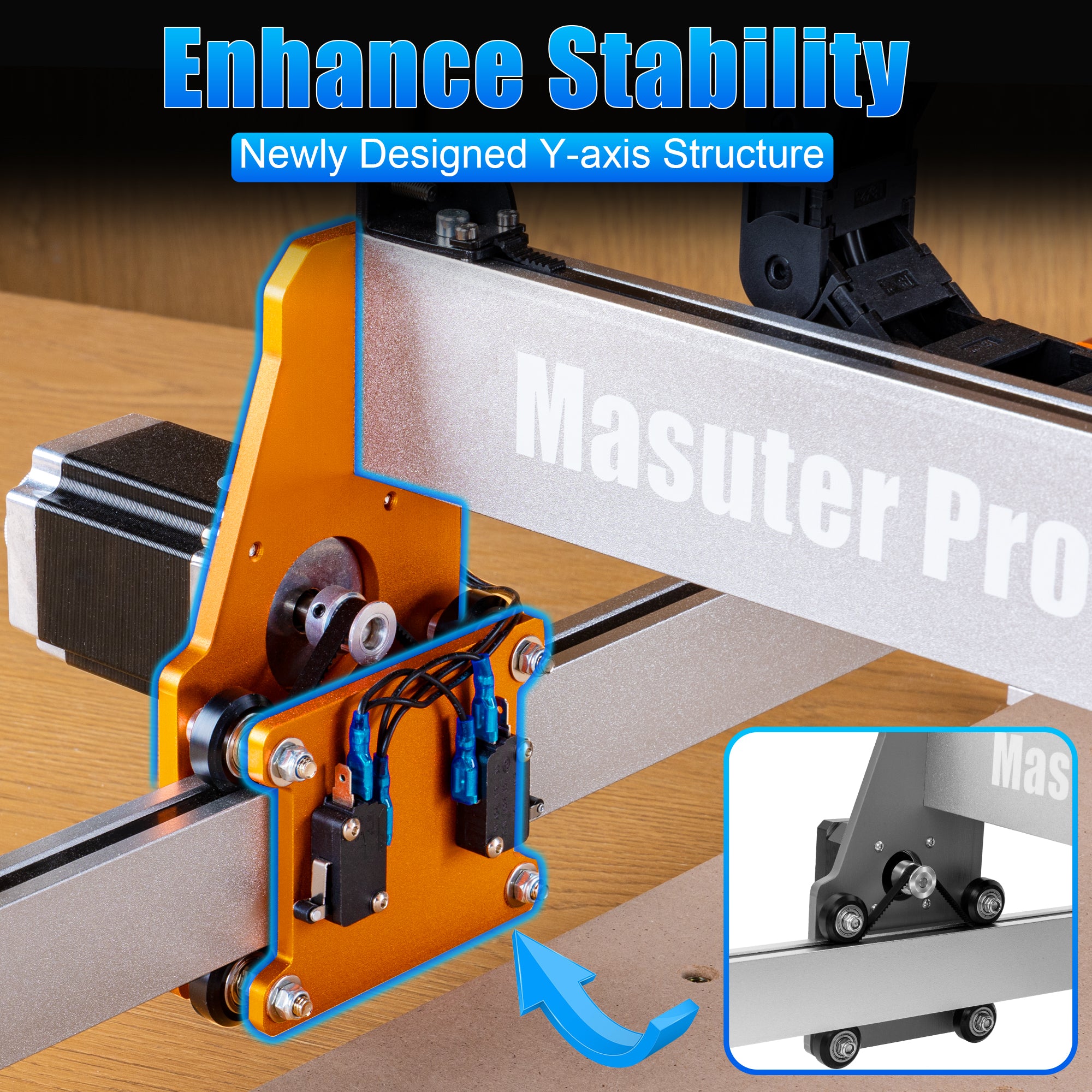 Upgrade Aluminum Plate Kit for CNC Router Masuter Pro