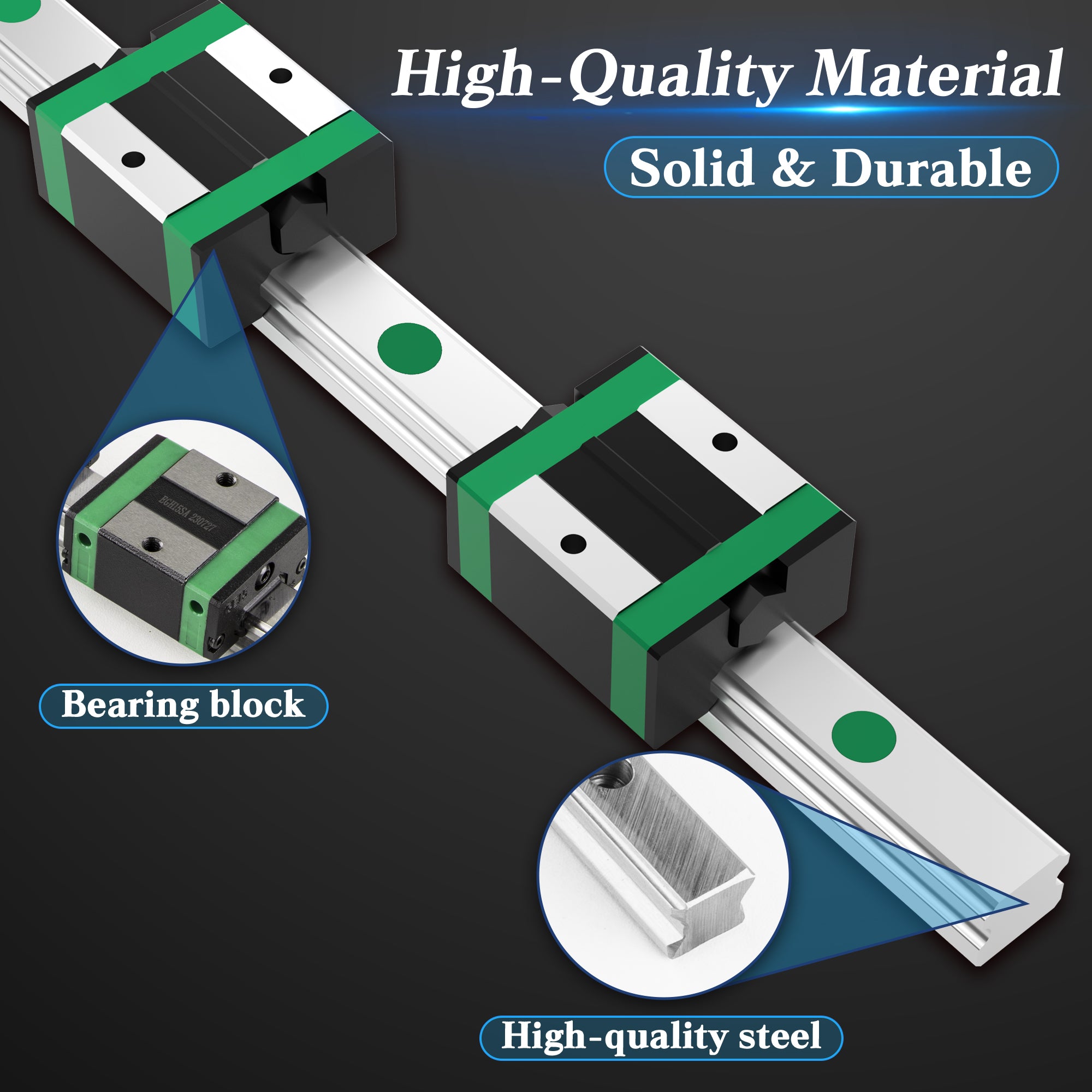Linear Rails Upgrade Kit for CNC Machine XE-PRO & XE-PRO 8040