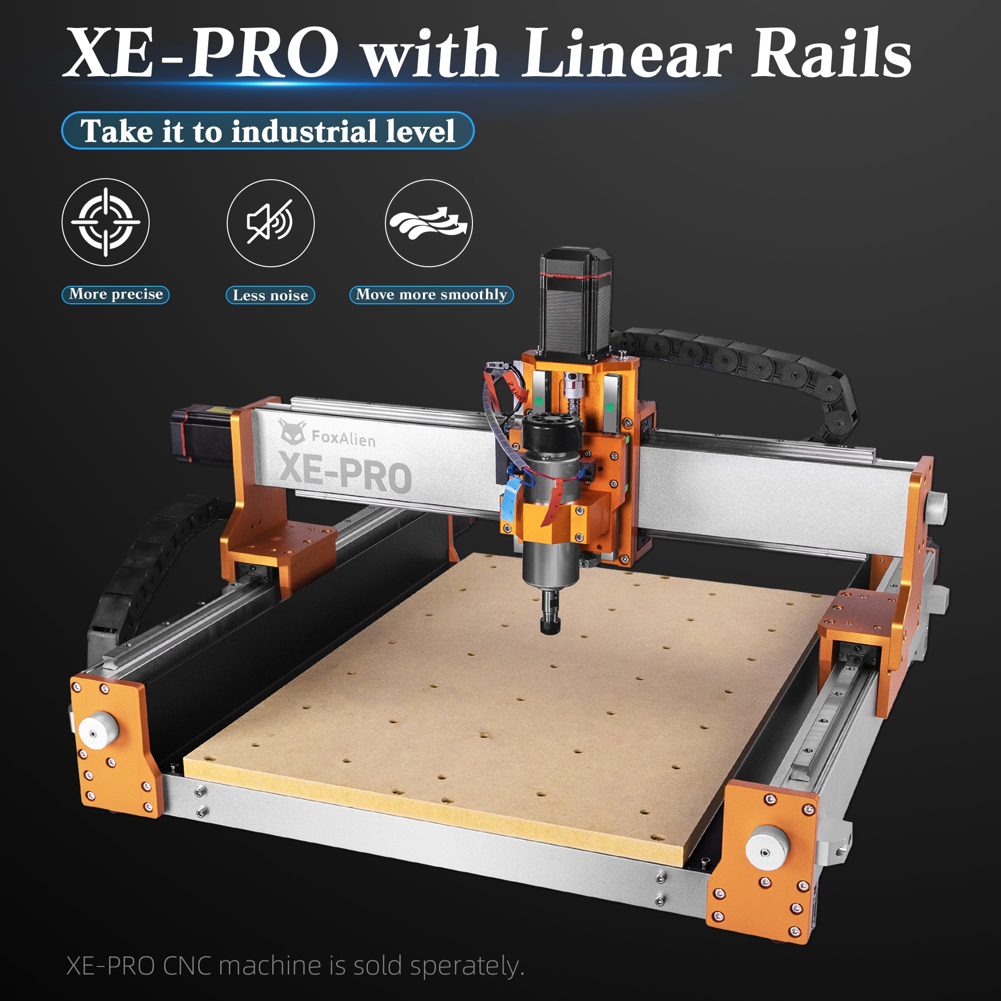Linear Rails Upgrade Kit for CNC Machine XE-PRO & XE-PRO 8040