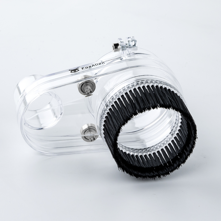 FoxAlien 69mm Nettoyeur De Poussière 3 En 1 Pour Fraiseuse CNC - Compatible 52mm 65mm