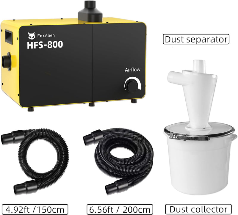 [Like New] FoxAlien Vacuum Cleaner Hepa Filter System HFS-800 with Dust Separator Bundle Kit