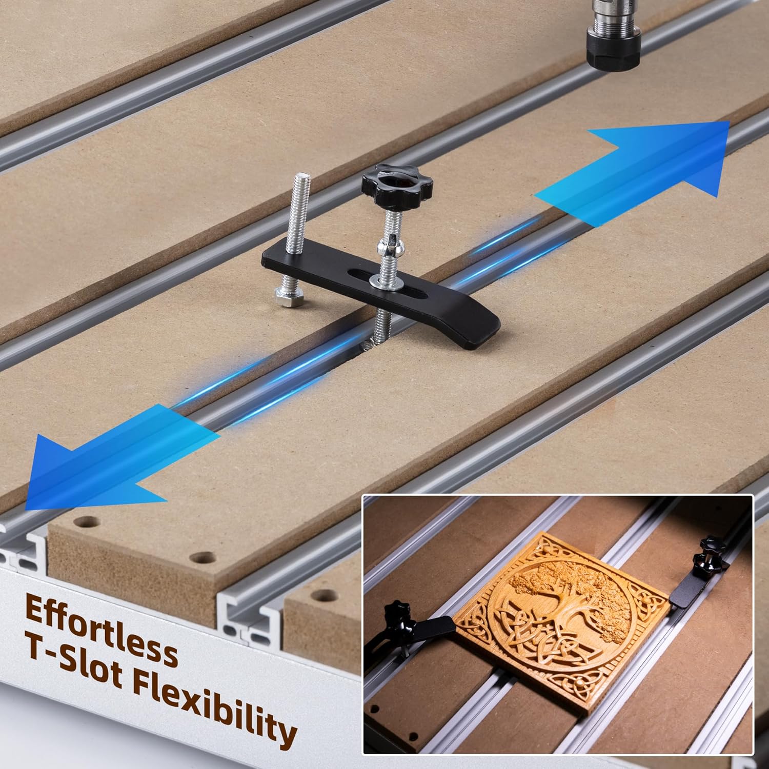XE-Ultra 8080 MDF Hybrid Spoilboard Base | Not Compatible with XE-Ultr