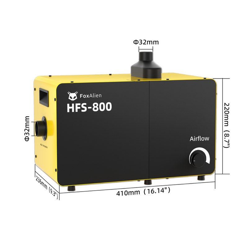 FoxAlien Vacuum Cleaner Hepa Filter System HFS-800 with Dust Separator Bundle Kit