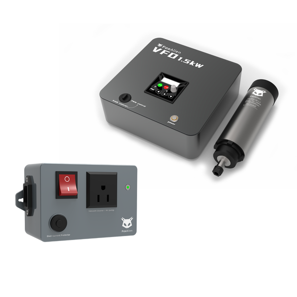 1.5KW Air Cooled VFD Spindle Kit | 65MM