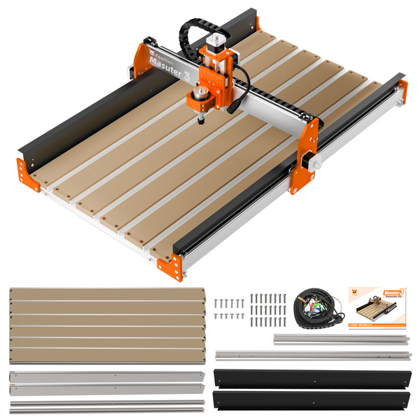 Final Sale] CNC Router Machine Masuter 3 with 4080 Extension Bundle K