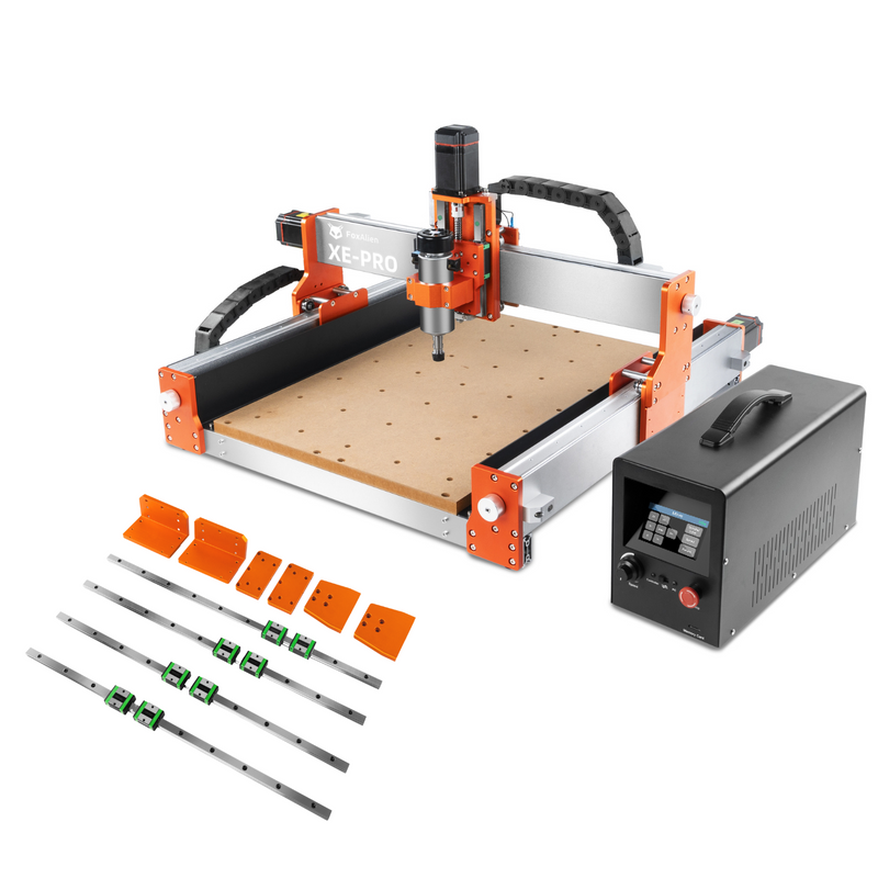CNC Router Machine XE-PRO with XY Linear Rails Upgrade Kit