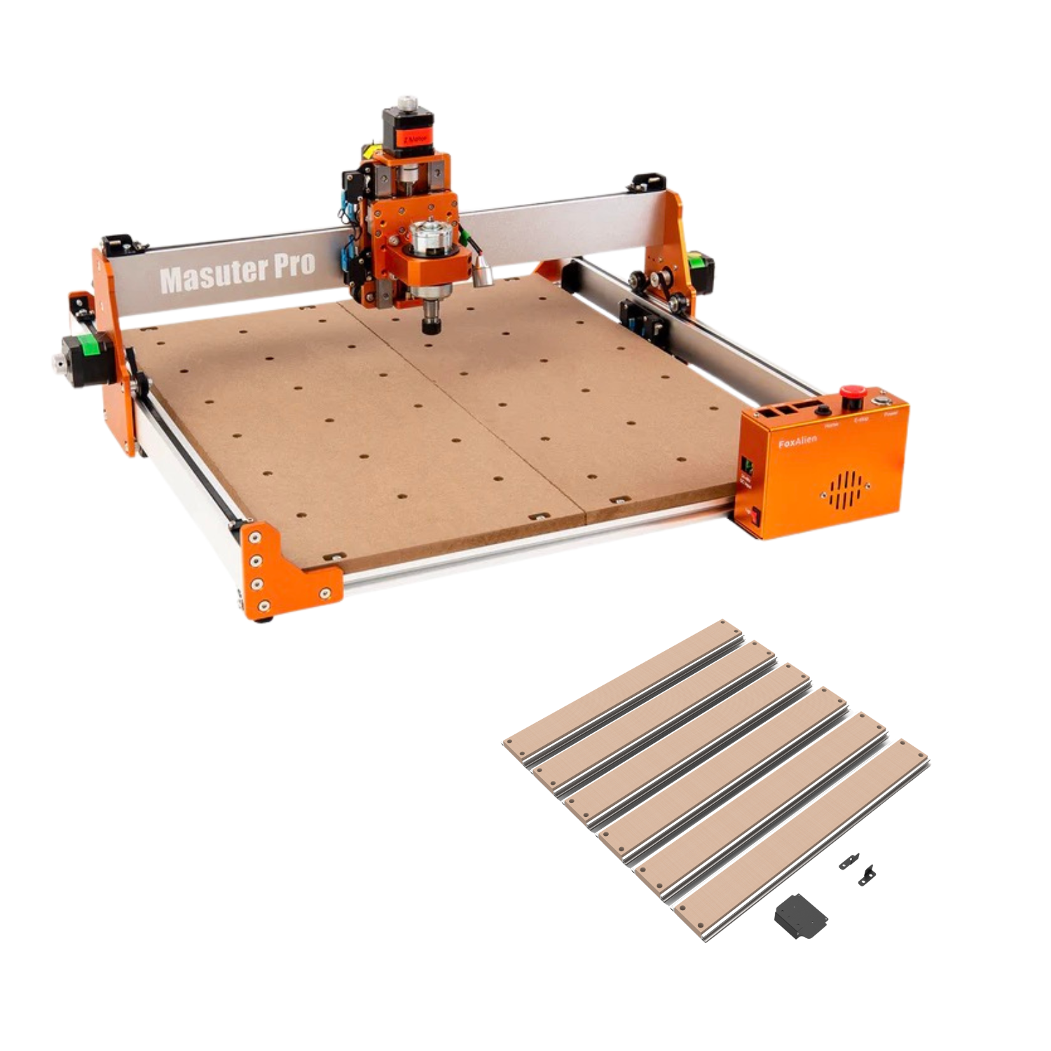 CNC Router Masuter Pro with Hybrid Table Bundle Kit