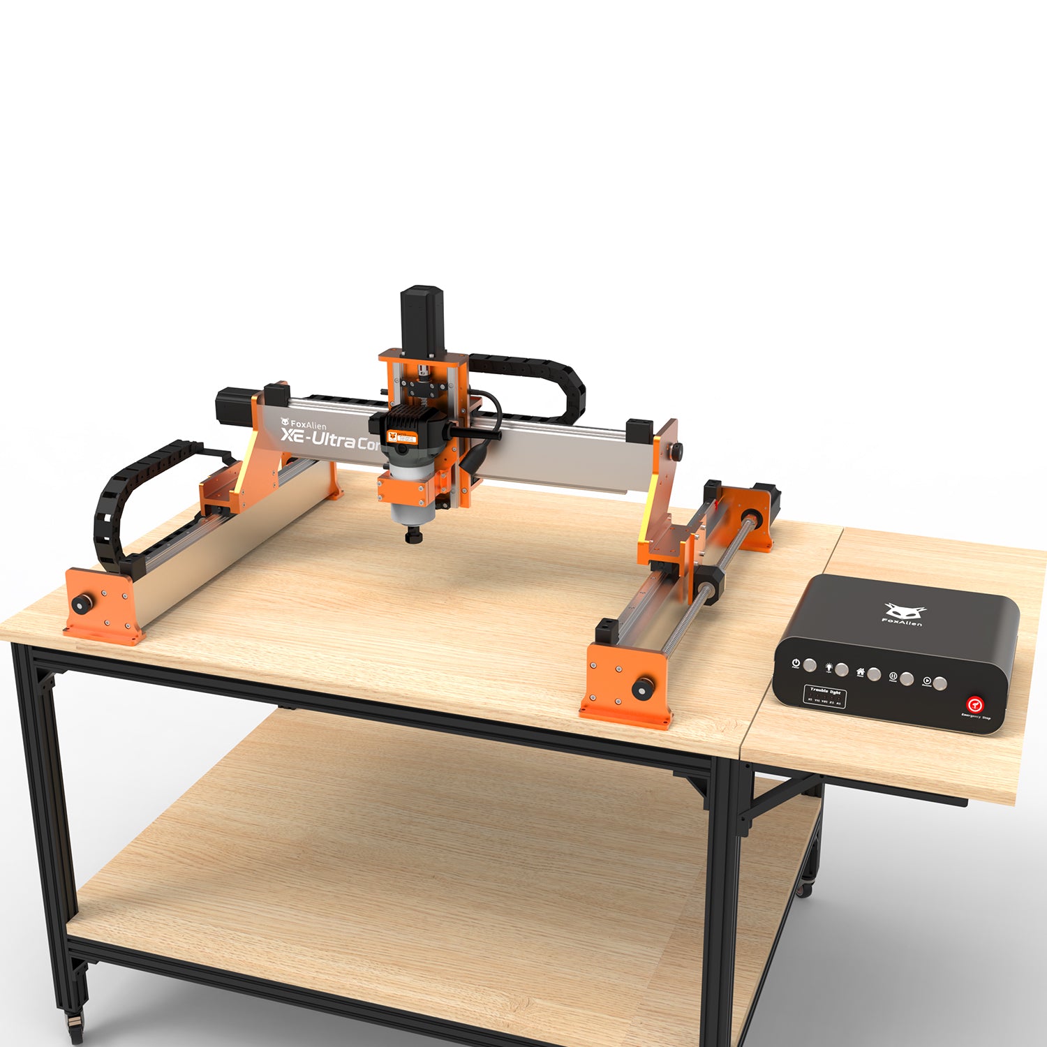 [2026 New] CNC Router Machine XE-Ultra Core with FA710 Trimmer Router Bundle Kit