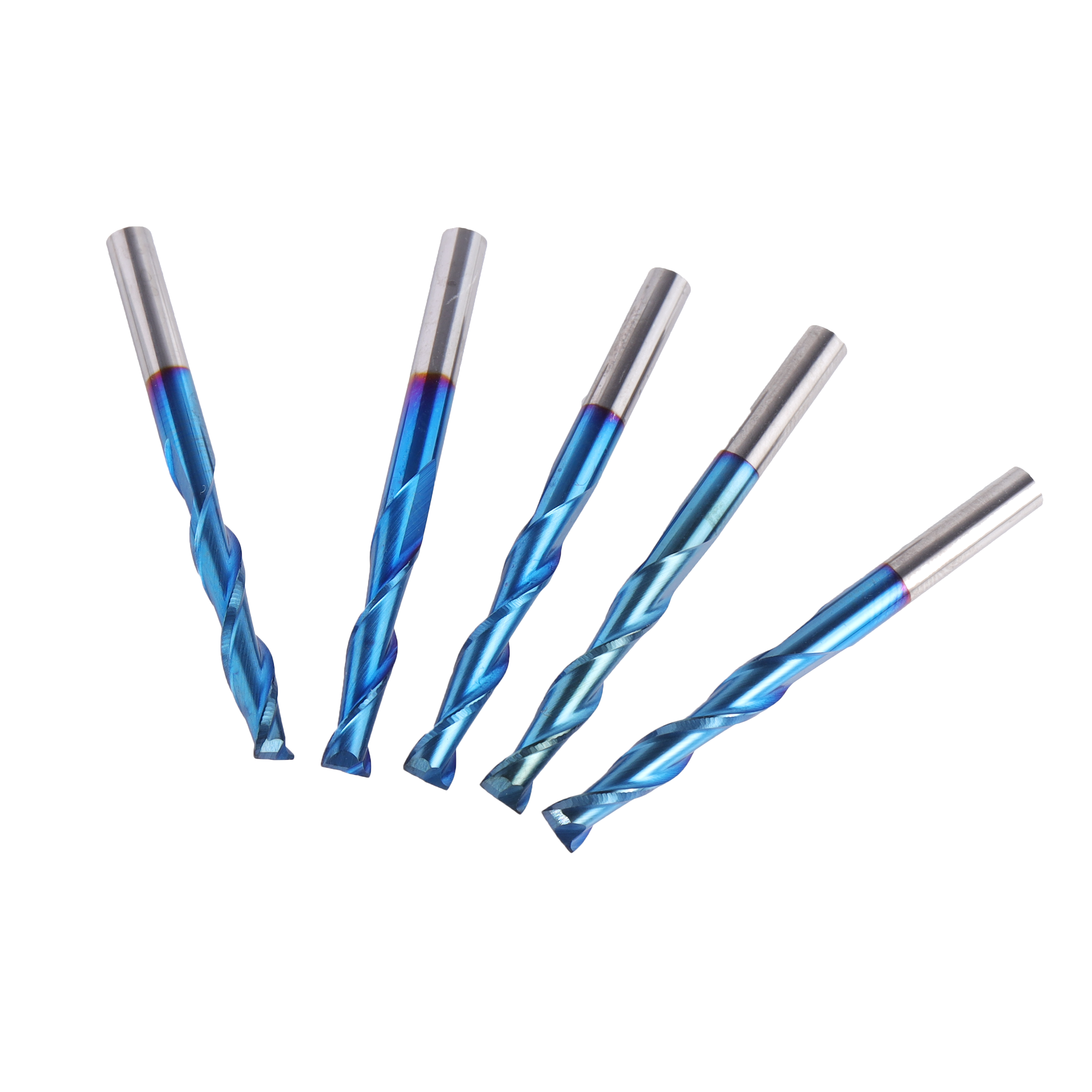 CNC Router Bits, Flat Nose, 3.175mm 2-Flute, 10pcs