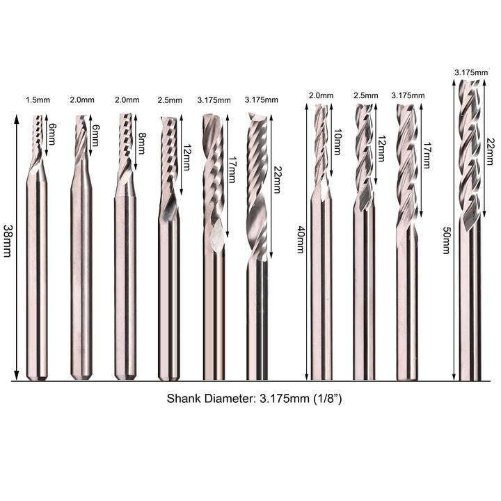CNC Router Bits for Aluminum Engraving