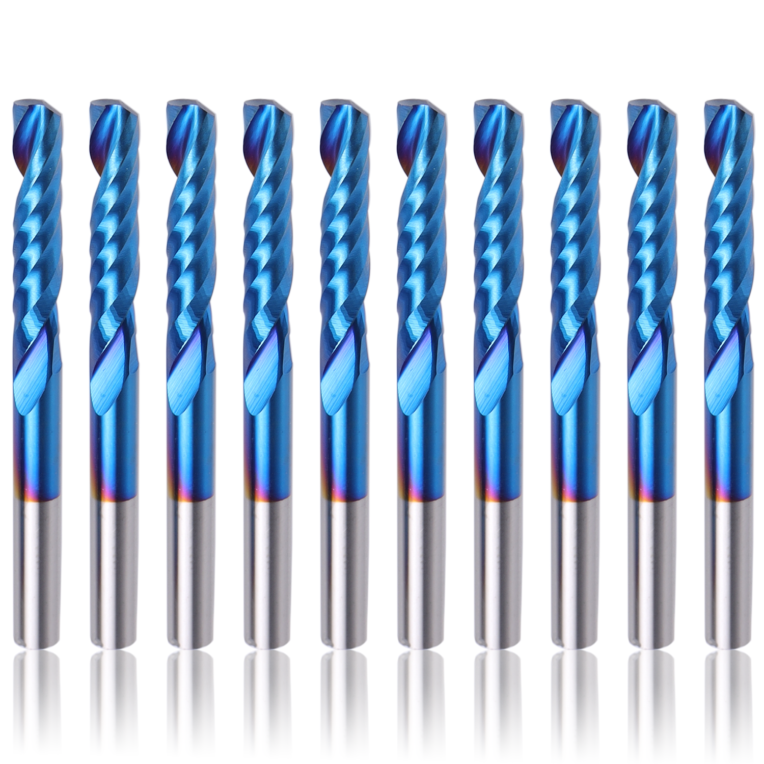 CNC Router Bits, Flat Nose, 3.175mm 1-Flute, 10pcs-01