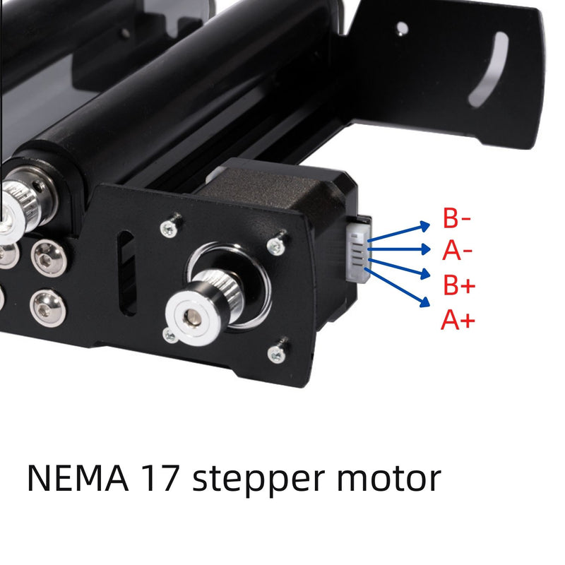 FoxAlien Reizer 20W Laser Engraver with Rotary Roller Bundle Kit