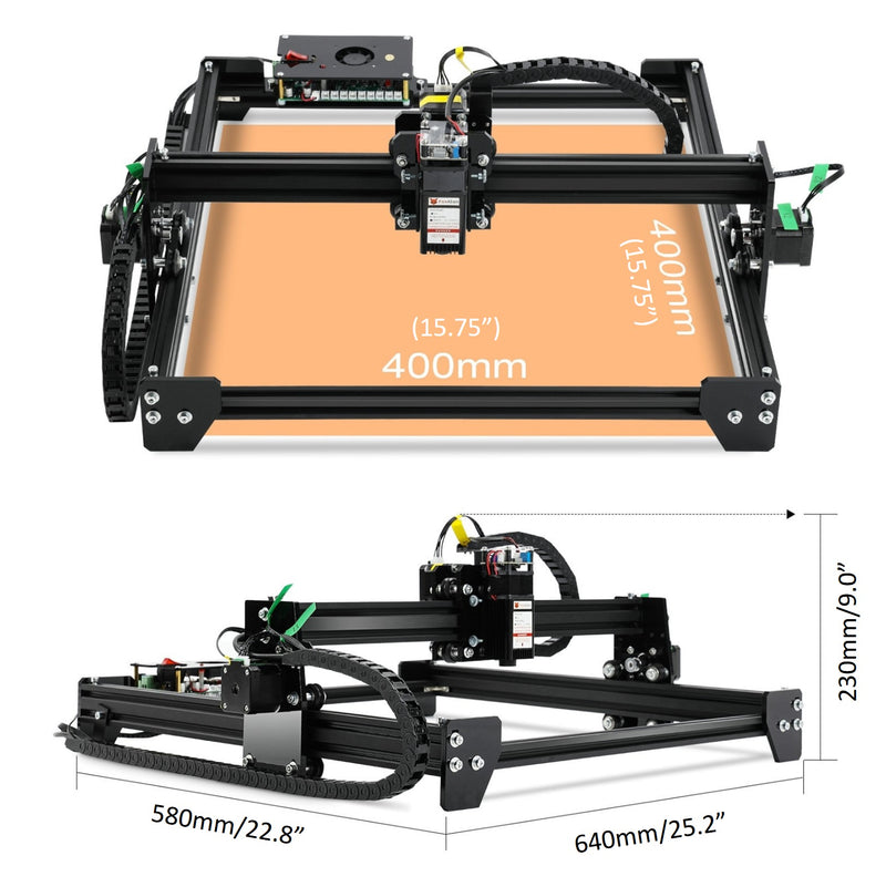 [Discontinued] FoxAlien Laser Engraving Machine LE-4040 5000mW Laser