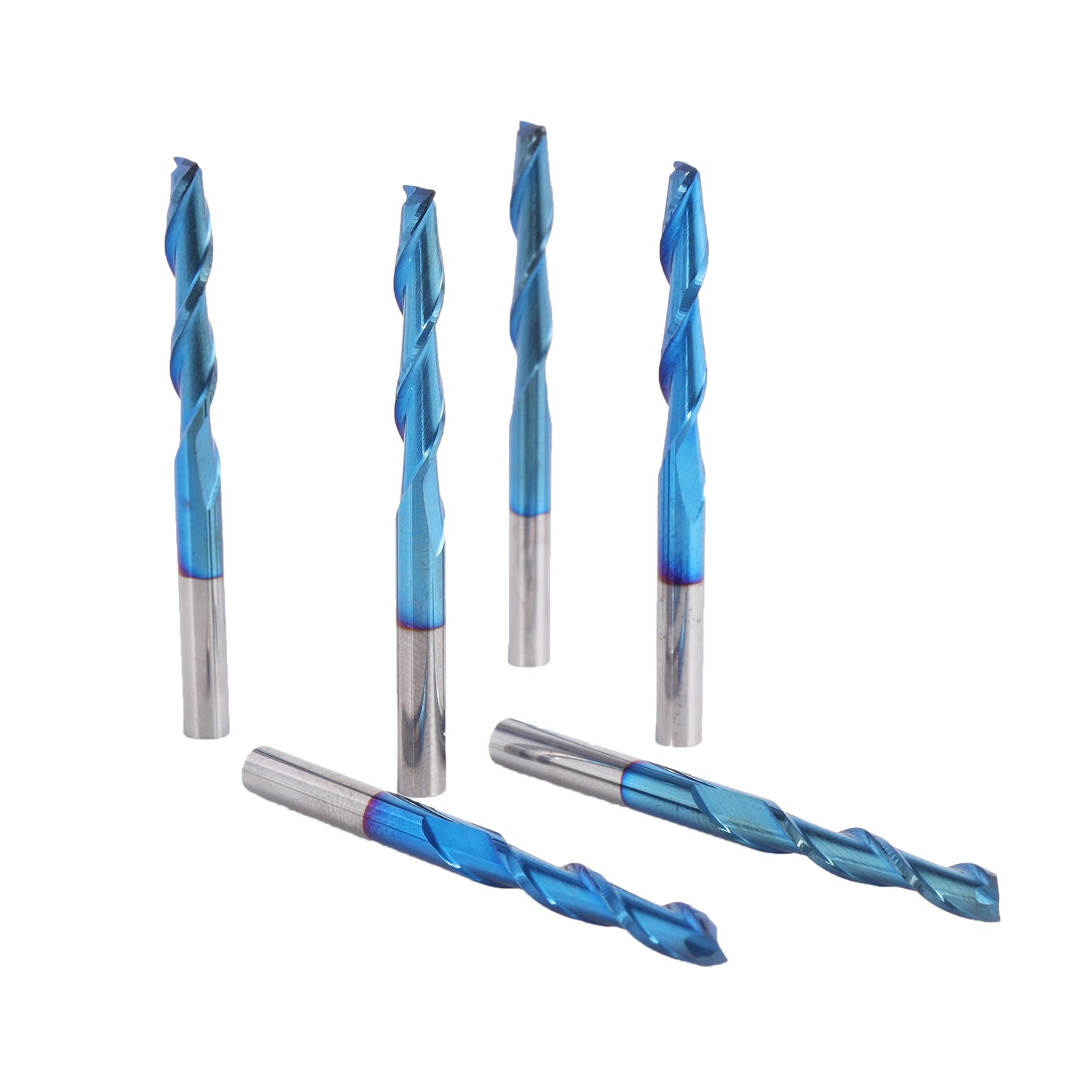 CNC Router Bits, Flat Nose, 3.175mm 2-Flute, 10pcs – FoxAlien