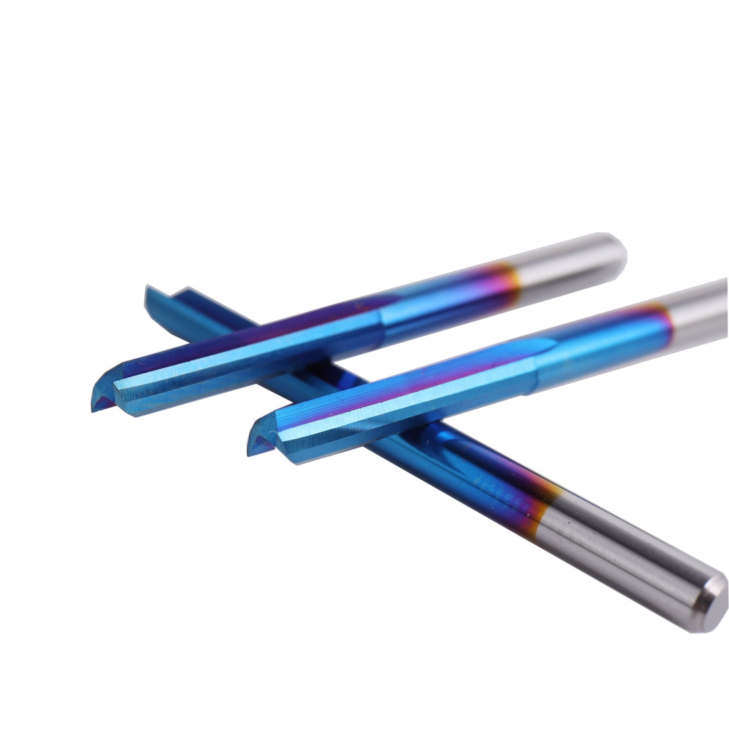 CNC Edge Router Bits, 3.175mm 2-Flute Straight, 10pcs